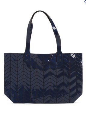 NWT- PATRIZIA LUCA Chevron Shiny Tote